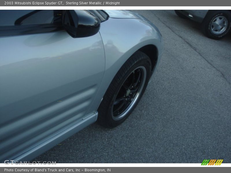 Sterling Silver Metallic / Midnight 2003 Mitsubishi Eclipse Spyder GT