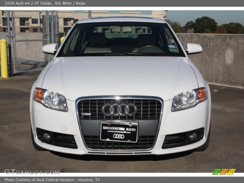 Ibis White / Beige 2008 Audi A4 2.0T Sedan