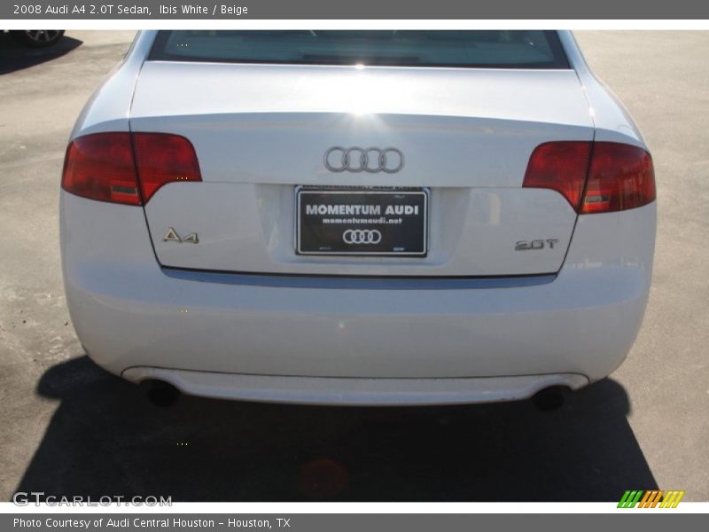 Ibis White / Beige 2008 Audi A4 2.0T Sedan