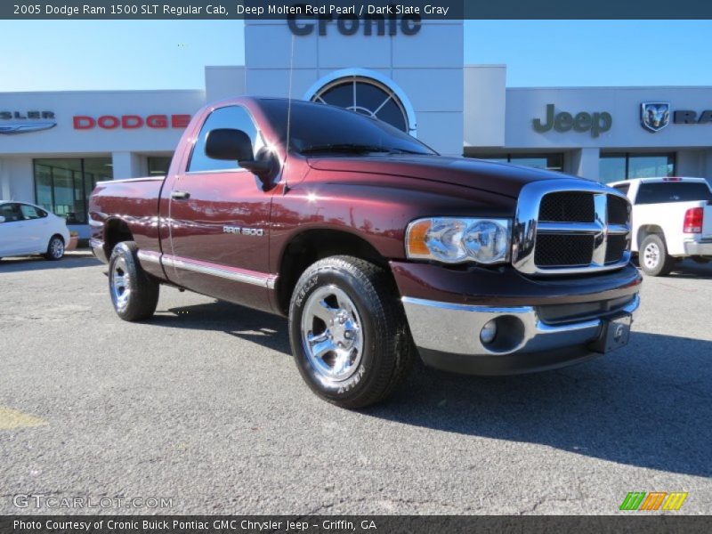 Deep Molten Red Pearl / Dark Slate Gray 2005 Dodge Ram 1500 SLT Regular Cab