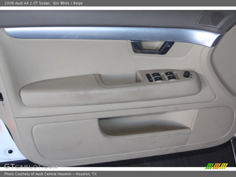 Ibis White / Beige 2008 Audi A4 2.0T Sedan