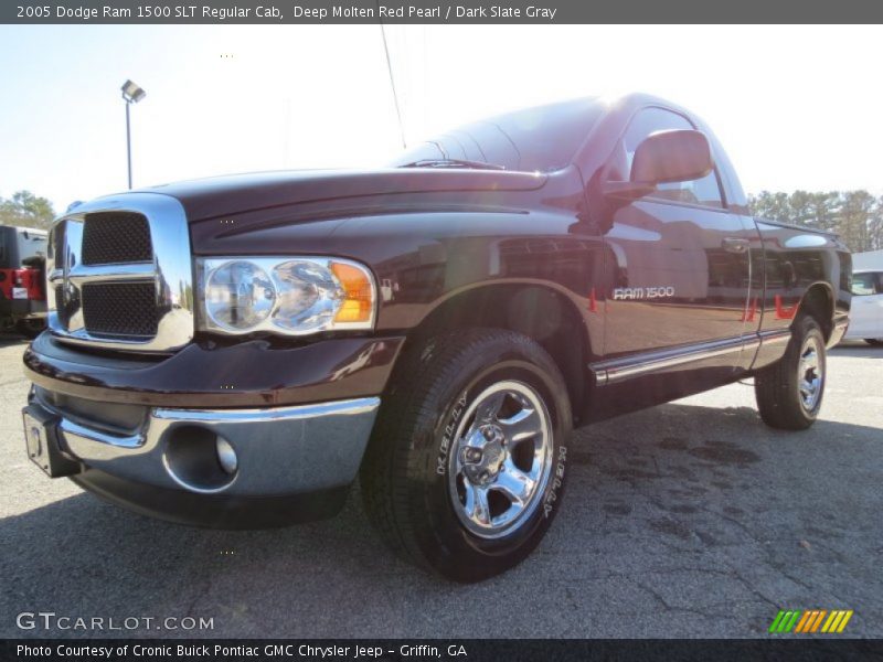 Deep Molten Red Pearl / Dark Slate Gray 2005 Dodge Ram 1500 SLT Regular Cab