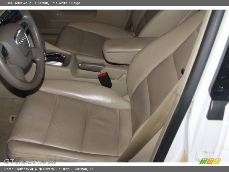 Ibis White / Beige 2008 Audi A4 2.0T Sedan