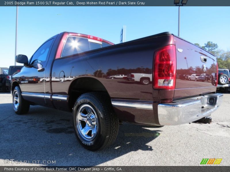 Deep Molten Red Pearl / Dark Slate Gray 2005 Dodge Ram 1500 SLT Regular Cab