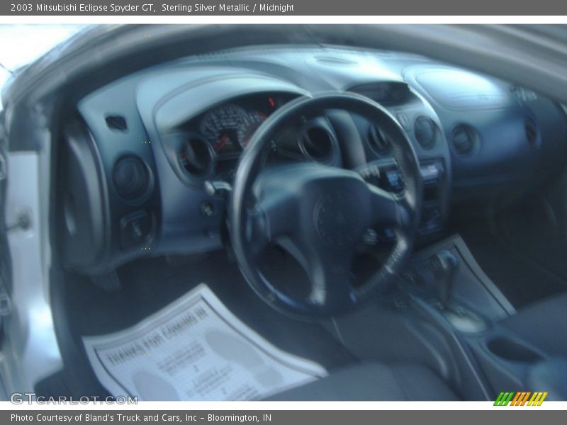 Sterling Silver Metallic / Midnight 2003 Mitsubishi Eclipse Spyder GT