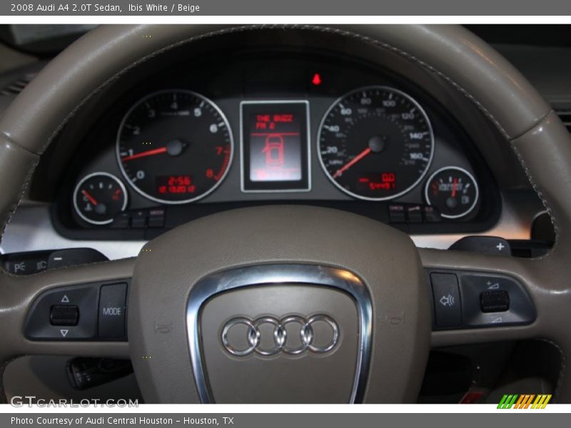 Ibis White / Beige 2008 Audi A4 2.0T Sedan