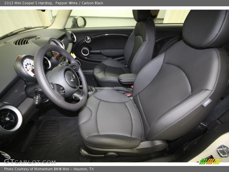 Pepper White / Carbon Black 2013 Mini Cooper S Hardtop