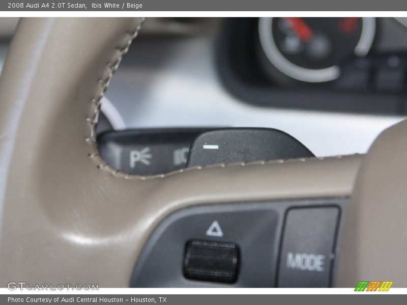 Ibis White / Beige 2008 Audi A4 2.0T Sedan