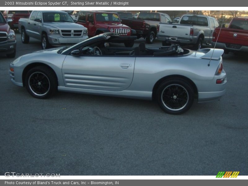 Sterling Silver Metallic / Midnight 2003 Mitsubishi Eclipse Spyder GT