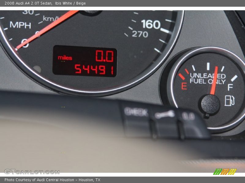 Ibis White / Beige 2008 Audi A4 2.0T Sedan