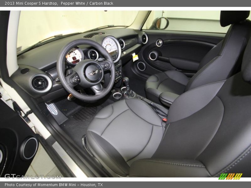 Pepper White / Carbon Black 2013 Mini Cooper S Hardtop