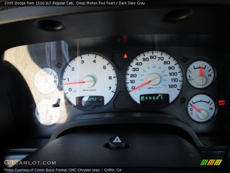 Deep Molten Red Pearl / Dark Slate Gray 2005 Dodge Ram 1500 SLT Regular Cab