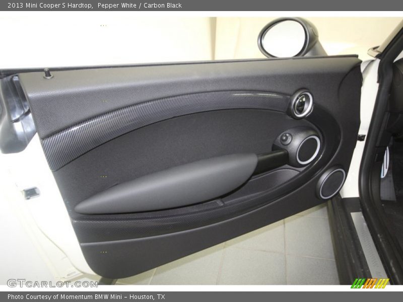Pepper White / Carbon Black 2013 Mini Cooper S Hardtop