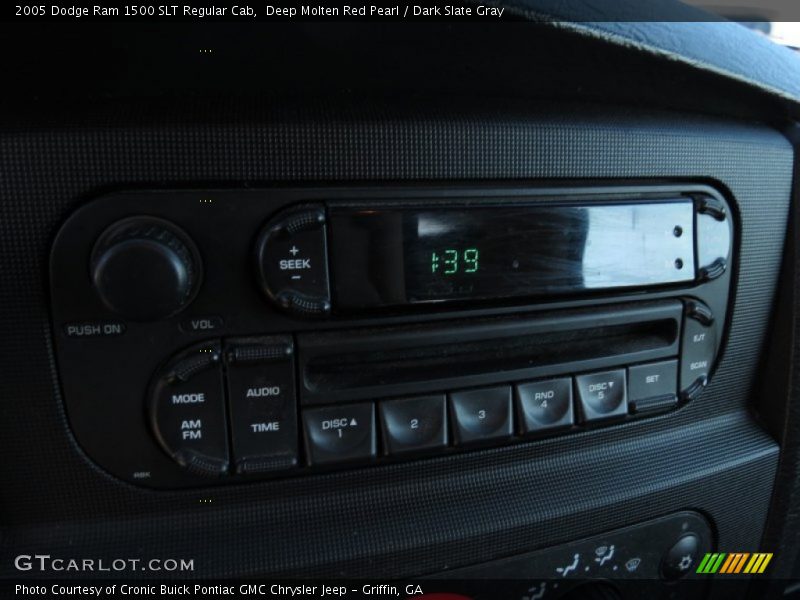 Deep Molten Red Pearl / Dark Slate Gray 2005 Dodge Ram 1500 SLT Regular Cab