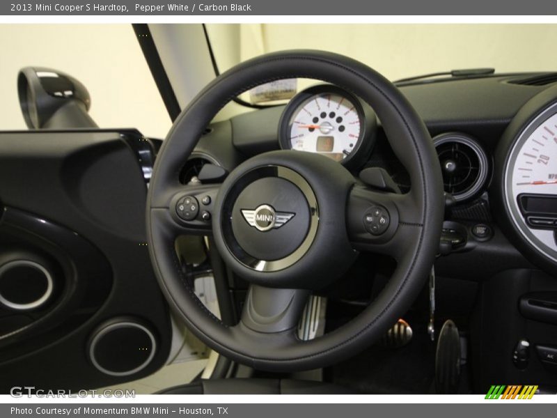 Pepper White / Carbon Black 2013 Mini Cooper S Hardtop