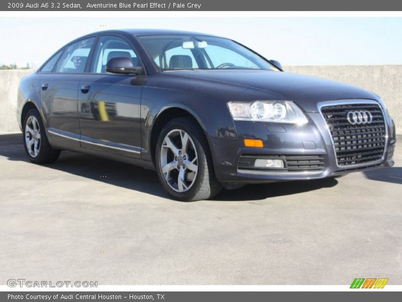 Aventurine Blue Pearl Effect / Pale Grey 2009 Audi A6 3.2 Sedan