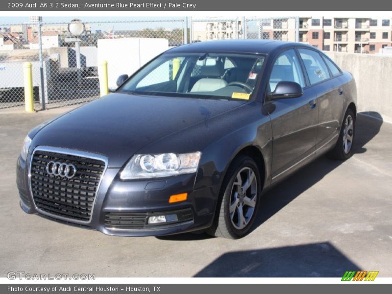 Aventurine Blue Pearl Effect / Pale Grey 2009 Audi A6 3.2 Sedan