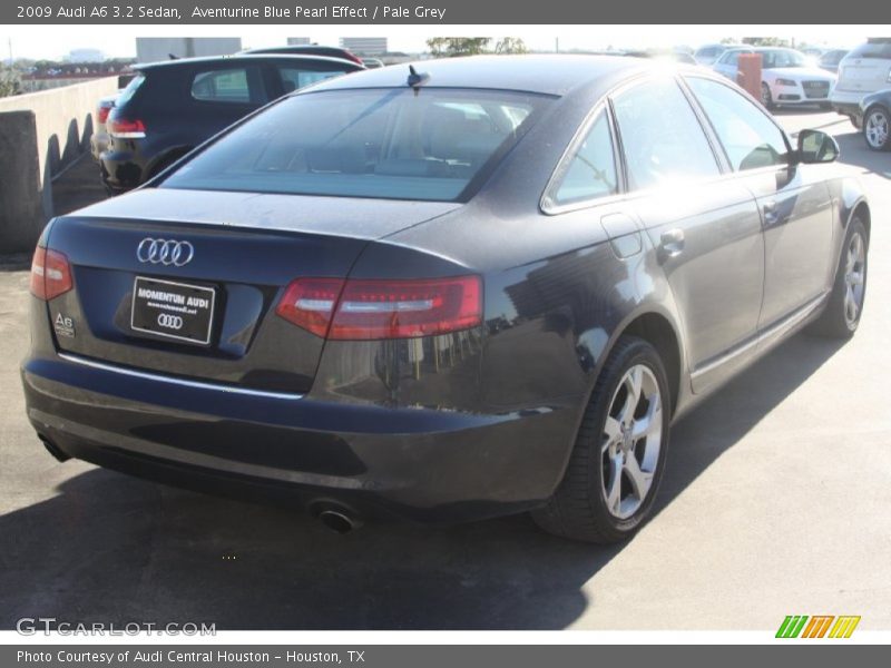 Aventurine Blue Pearl Effect / Pale Grey 2009 Audi A6 3.2 Sedan