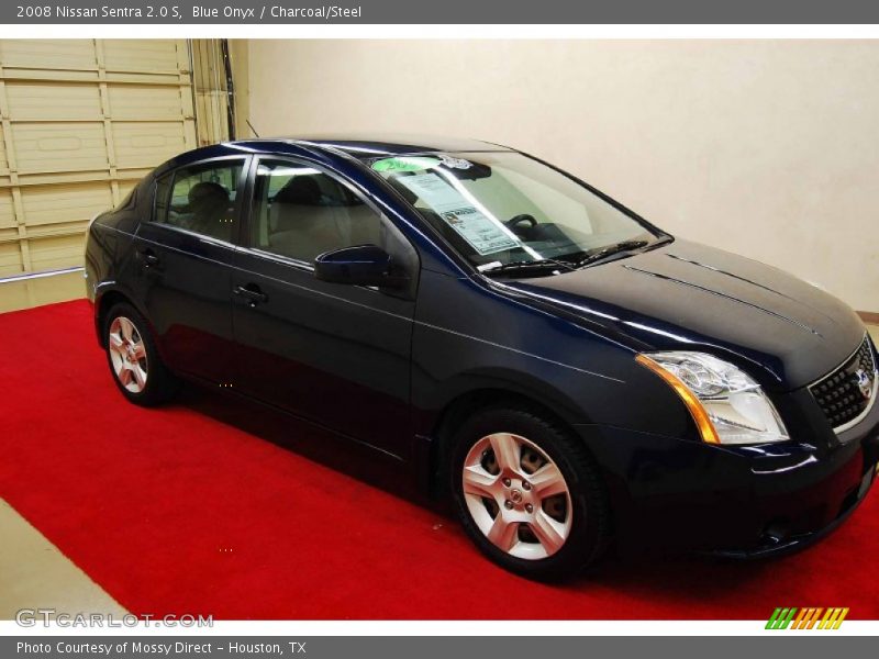 Blue Onyx / Charcoal/Steel 2008 Nissan Sentra 2.0 S