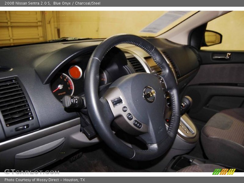 Blue Onyx / Charcoal/Steel 2008 Nissan Sentra 2.0 S