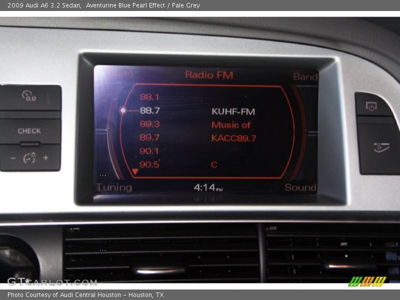 Aventurine Blue Pearl Effect / Pale Grey 2009 Audi A6 3.2 Sedan