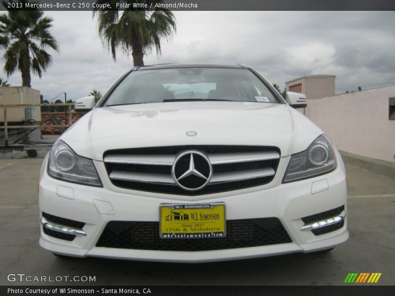 Polar White / Almond/Mocha 2013 Mercedes-Benz C 250 Coupe