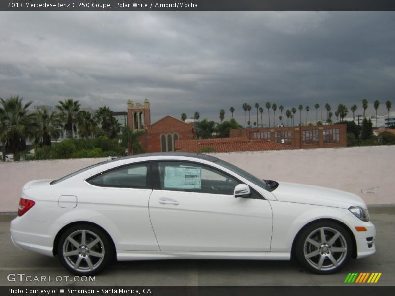 Polar White / Almond/Mocha 2013 Mercedes-Benz C 250 Coupe