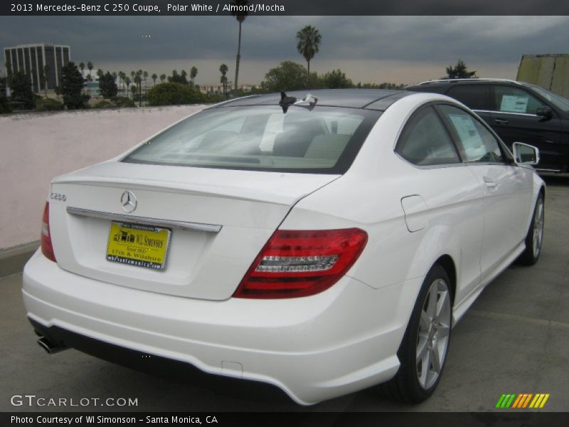 Polar White / Almond/Mocha 2013 Mercedes-Benz C 250 Coupe