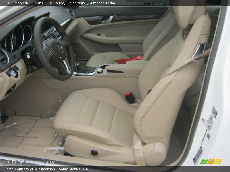 Polar White / Almond/Mocha 2013 Mercedes-Benz C 250 Coupe