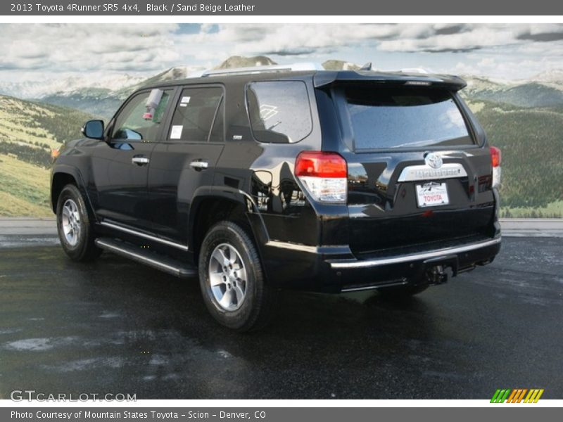 Black / Sand Beige Leather 2013 Toyota 4Runner SR5 4x4