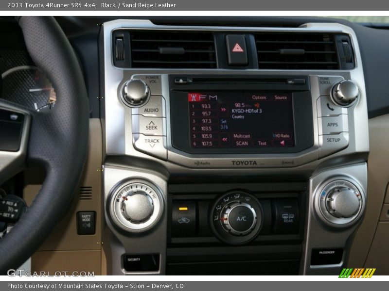 Black / Sand Beige Leather 2013 Toyota 4Runner SR5 4x4