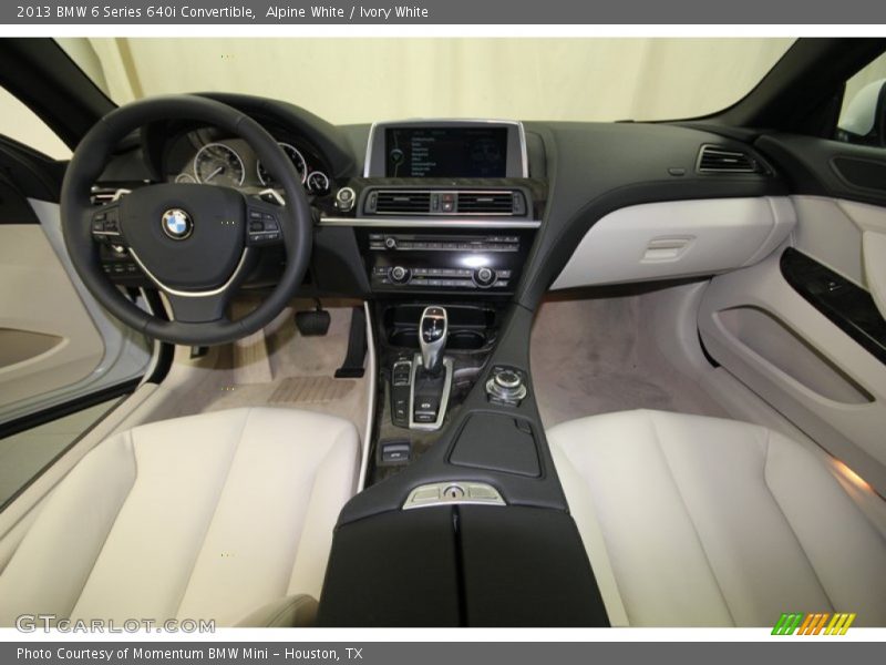 Alpine White / Ivory White 2013 BMW 6 Series 640i Convertible