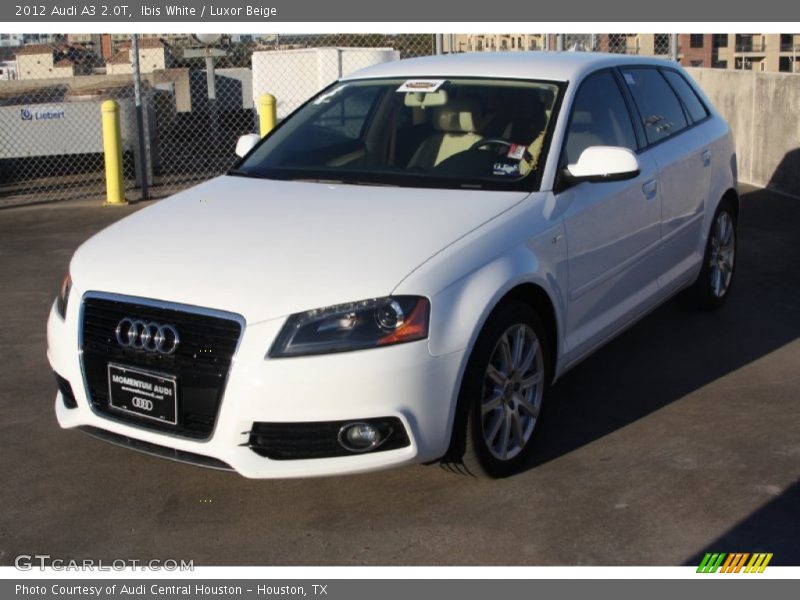 Ibis White / Luxor Beige 2012 Audi A3 2.0T