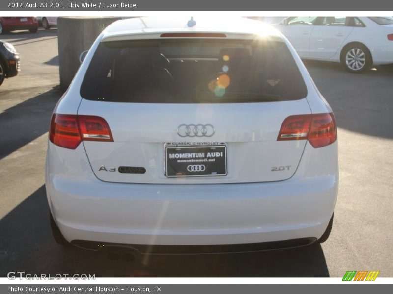 Ibis White / Luxor Beige 2012 Audi A3 2.0T