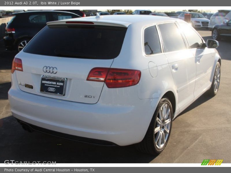 Ibis White / Luxor Beige 2012 Audi A3 2.0T