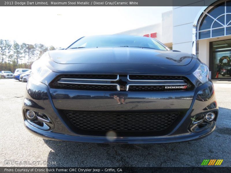 Maximum Steel Metallic / Diesel Gray/Ceramic White 2013 Dodge Dart Limited