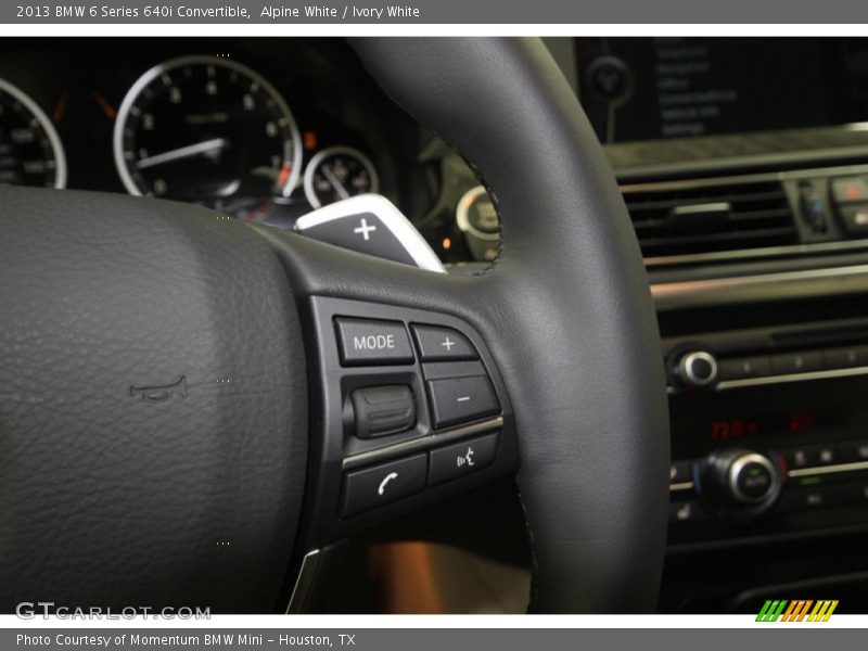 Alpine White / Ivory White 2013 BMW 6 Series 640i Convertible