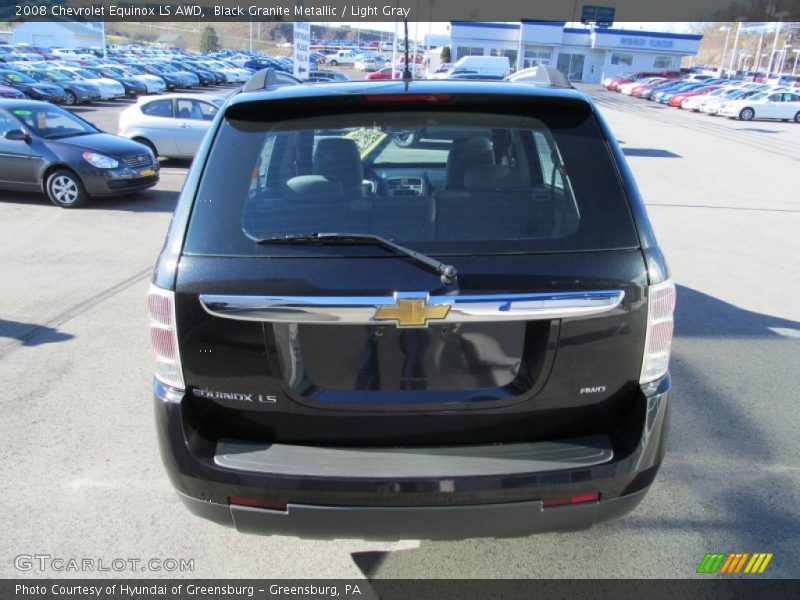 Black Granite Metallic / Light Gray 2008 Chevrolet Equinox LS AWD