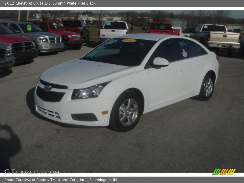 Summit White / Jet Black 2012 Chevrolet Cruze LT