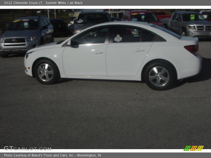 Summit White / Jet Black 2012 Chevrolet Cruze LT