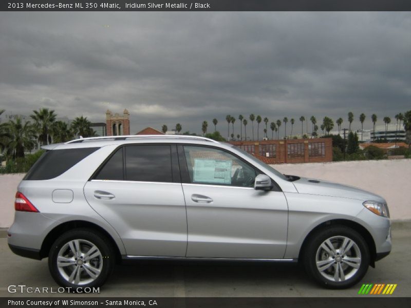 Iridium Silver Metallic / Black 2013 Mercedes-Benz ML 350 4Matic