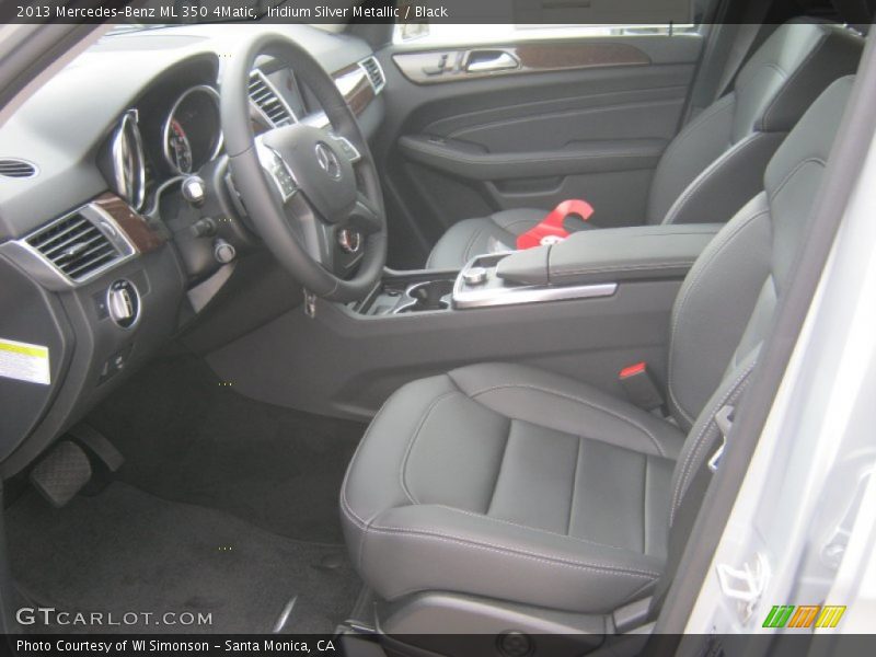 Iridium Silver Metallic / Black 2013 Mercedes-Benz ML 350 4Matic