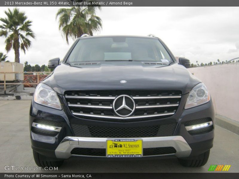 Lunar Blue Metallic / Almond Beige 2013 Mercedes-Benz ML 350 4Matic