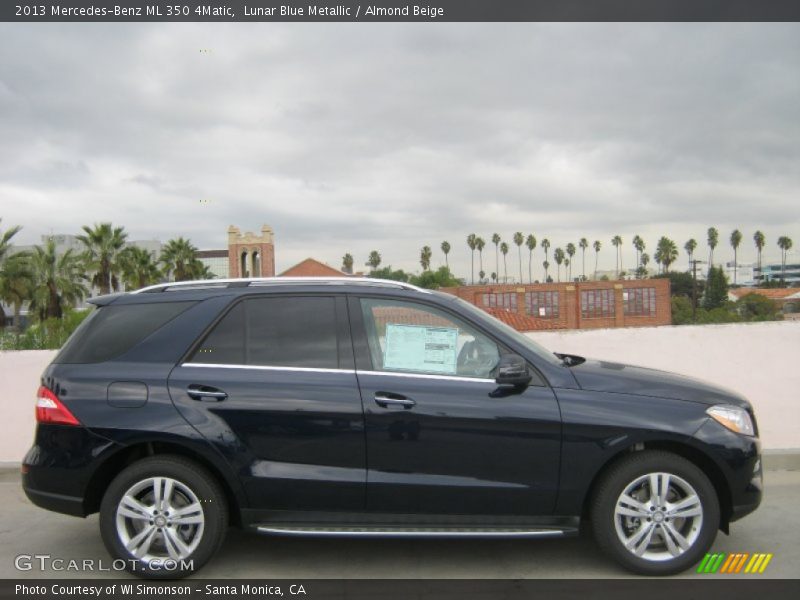 Lunar Blue Metallic / Almond Beige 2013 Mercedes-Benz ML 350 4Matic