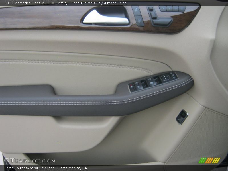 Lunar Blue Metallic / Almond Beige 2013 Mercedes-Benz ML 350 4Matic