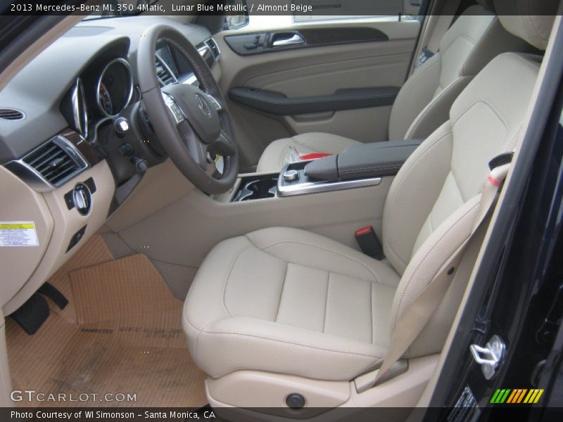 Lunar Blue Metallic / Almond Beige 2013 Mercedes-Benz ML 350 4Matic