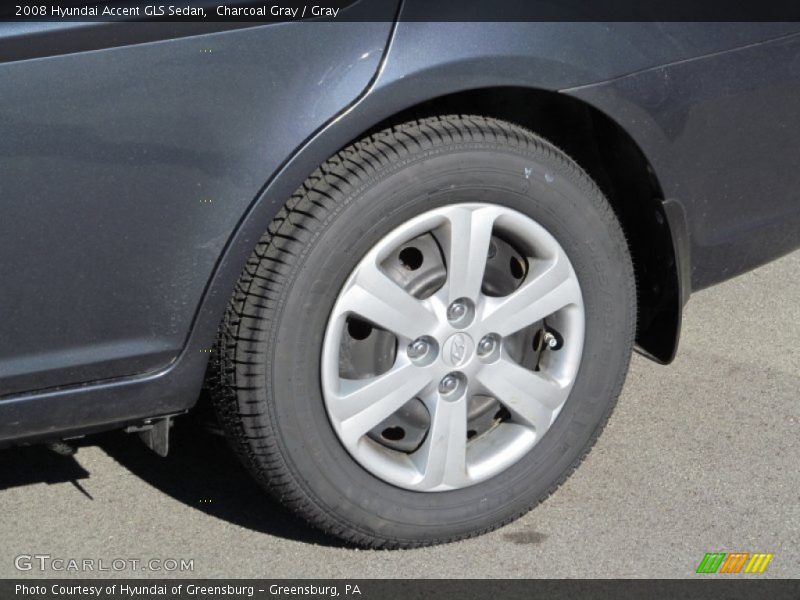 Charcoal Gray / Gray 2008 Hyundai Accent GLS Sedan