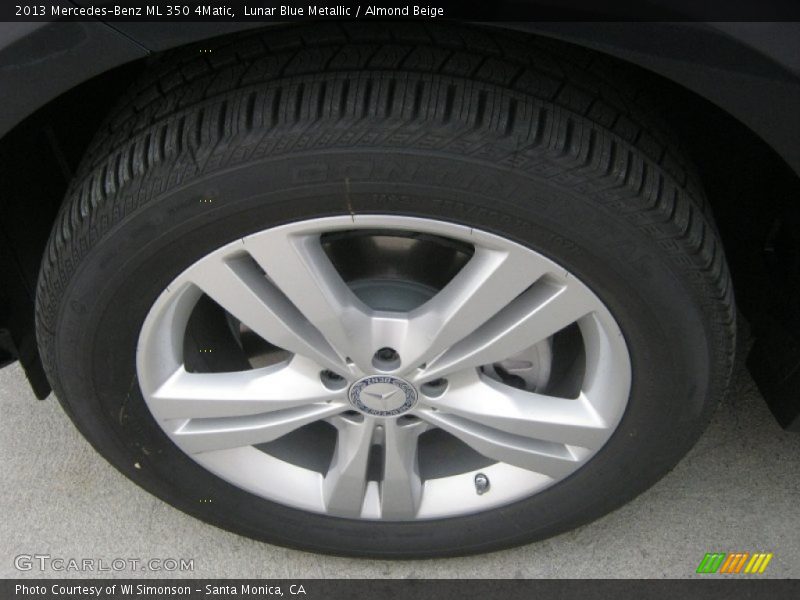 Lunar Blue Metallic / Almond Beige 2013 Mercedes-Benz ML 350 4Matic