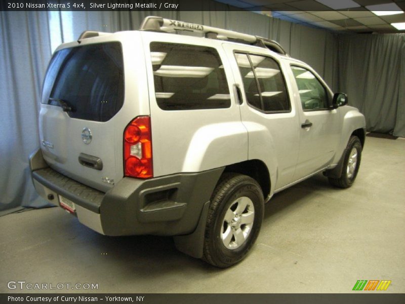Silver Lightning Metallic / Gray 2010 Nissan Xterra S 4x4