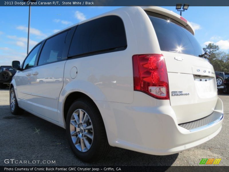 Stone White / Black 2013 Dodge Grand Caravan R/T